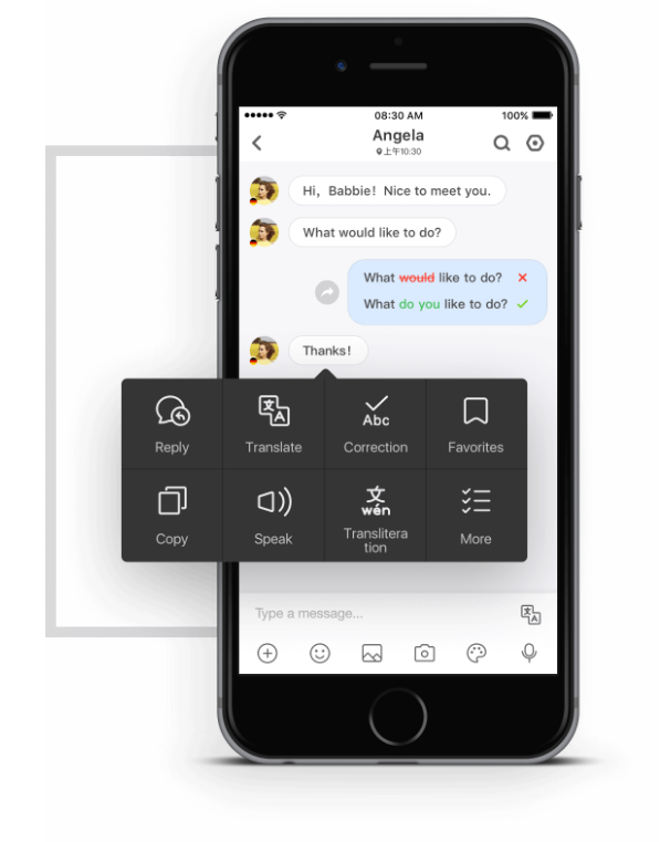 HelloTalk app，语音和文字语言交换，高效学习外语